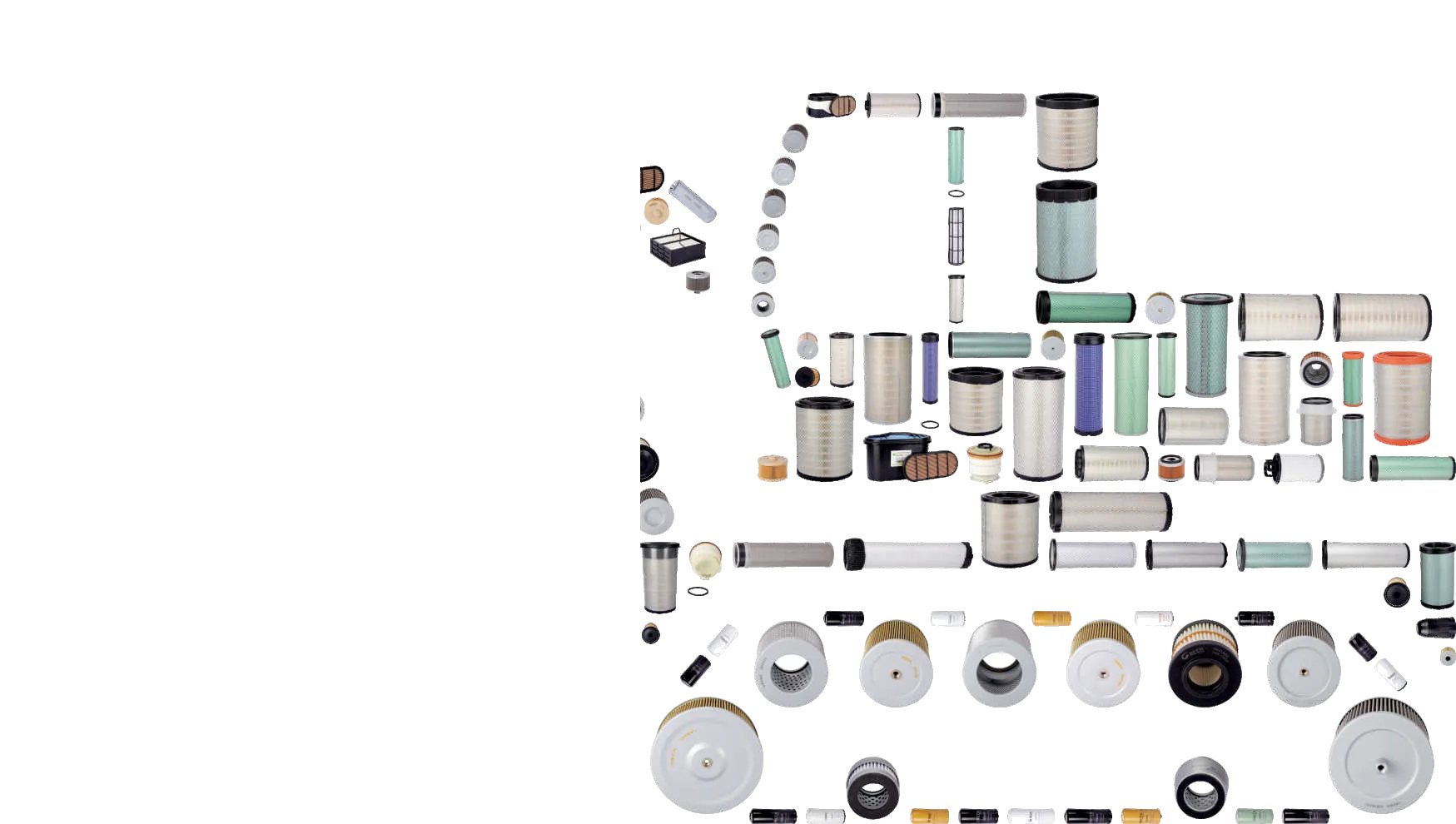 Construction machinery filters