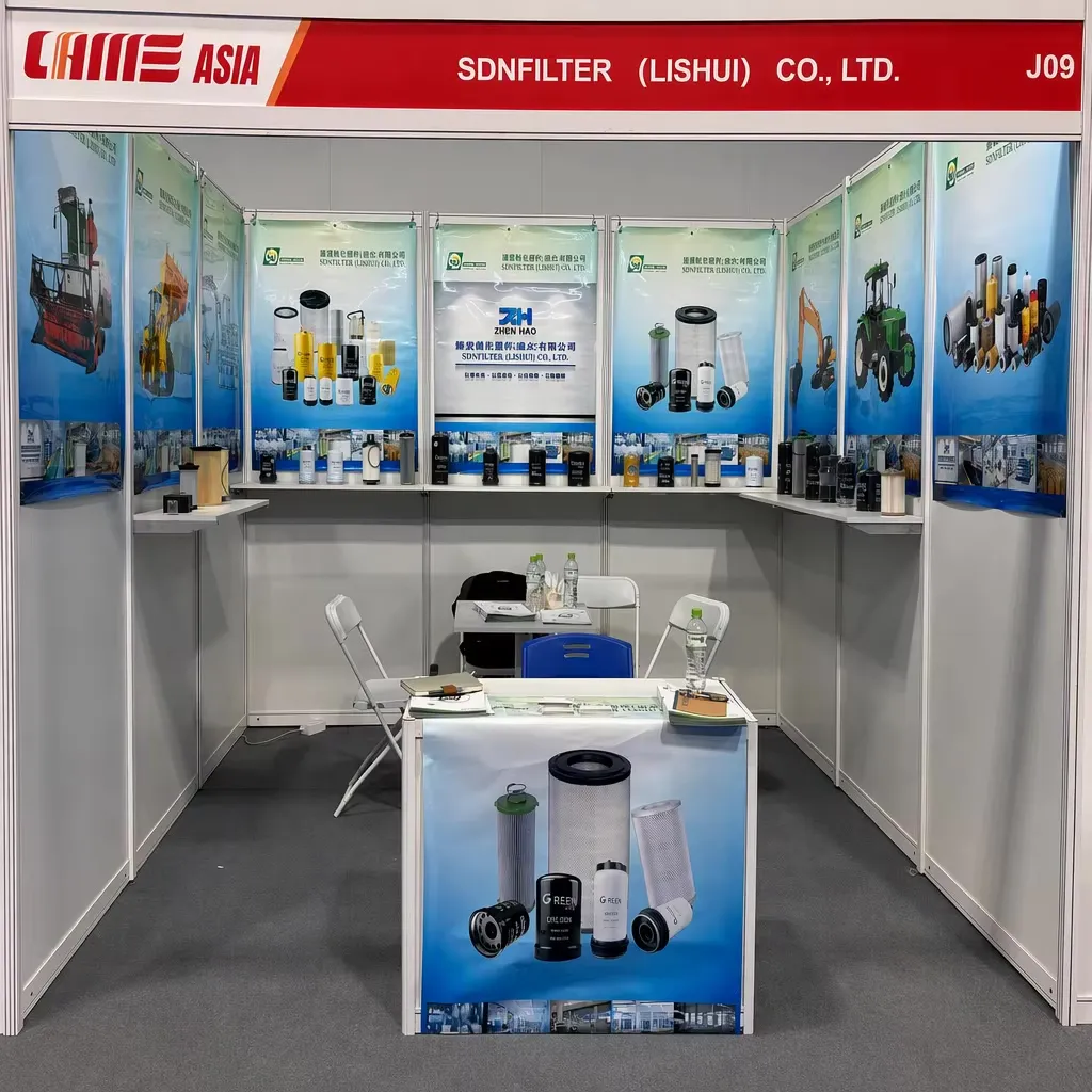 Stand J09 de SDNFILTER (Lishui) Co., Ltd. en CHME Asia