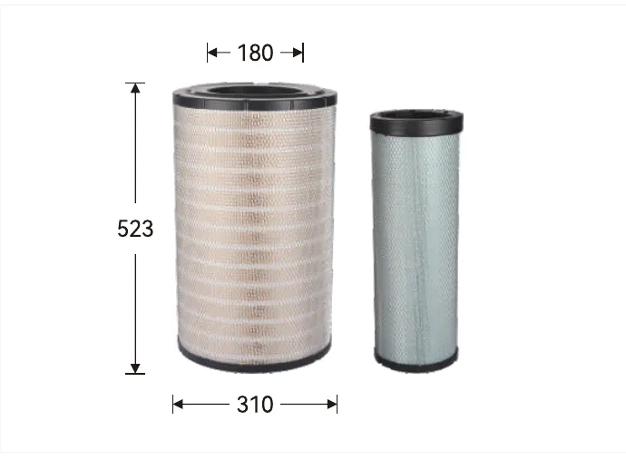 GA1340 Air filter Height (mm) 523