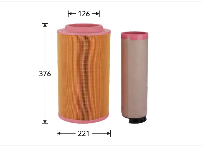 GA1982 Air filter Outer diameter (mm) 221