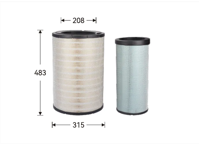 GA2509 Air filter Top / inner diameter (mm) 208, Height (mm) 483