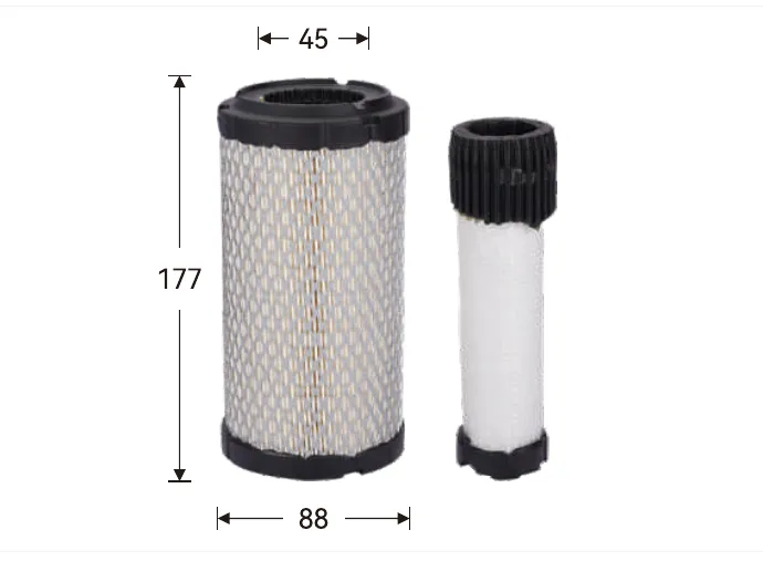 GA3117 Air filter Top / inner diameter (mm) 454, Height (mm) 177, Outer diameter (mm) 88