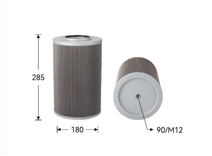 GH0139 Filtro hidráulico Altura (mm) 285