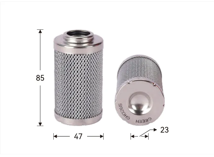GH0265 Filtro hidráulico Altura (mm) 85, Diâmetro externo (mm) 47