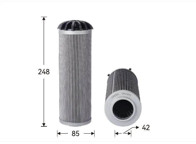 GH14M1 Hydraulic filter Height (mm) 248, Outer diameter (mm) 85