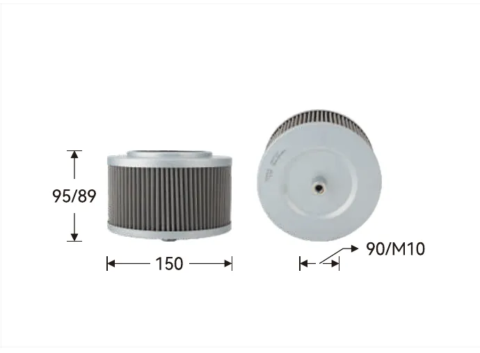 GH3301 Hydraulic filter Height (mm) 95/89
