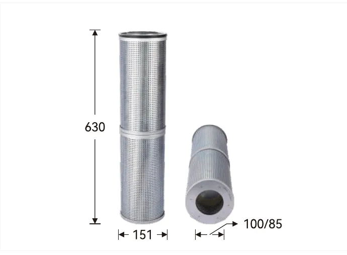 GH3880 Hydraulic filter Height (mm) 630, Outer diameter (mm) 151