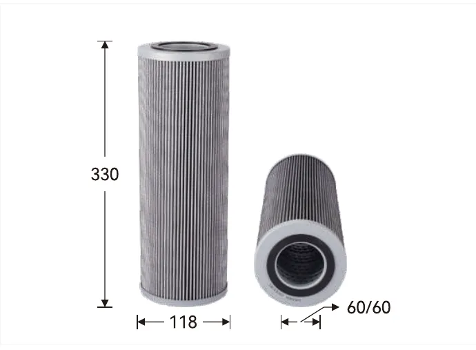 GH4190 Hydraulic filter Height (mm) 330, Outer diameter (mm) 118