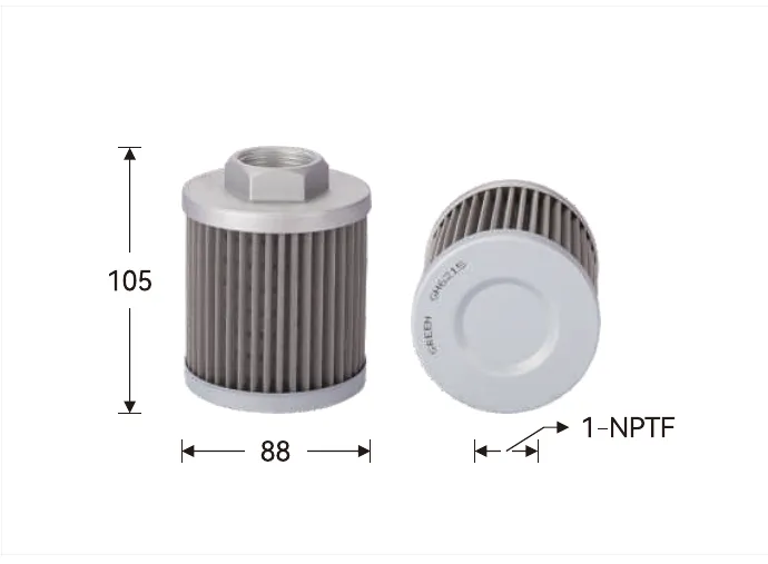 GH6215 Hydraulic filter Height (mm) 105