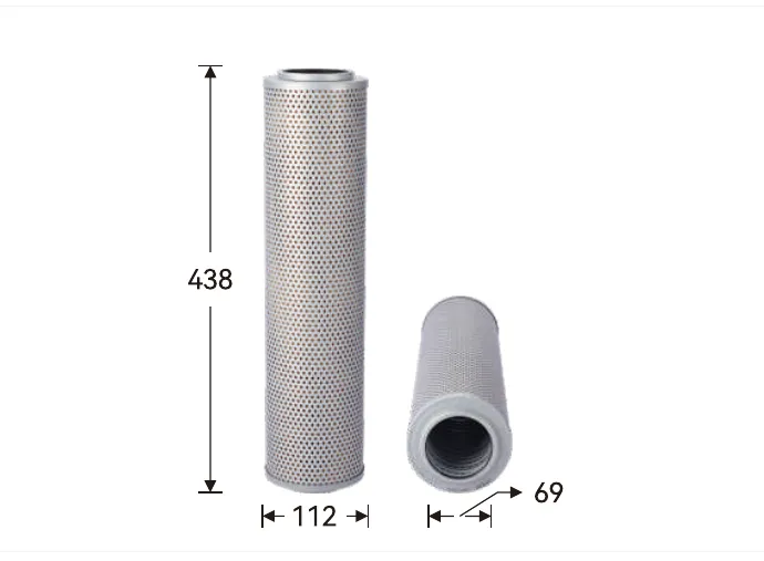 GH7353 Hydraulic filter Height (mm) 438, Outer diameter (mm) 124