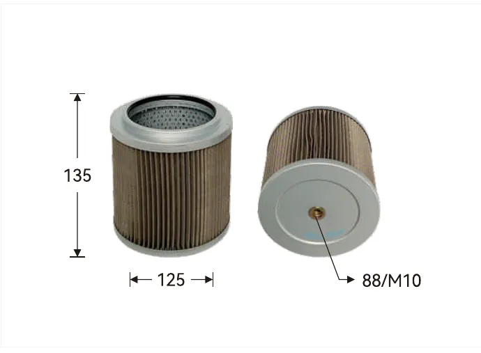 GH8651 Hydraulic filter Height (mm) 135