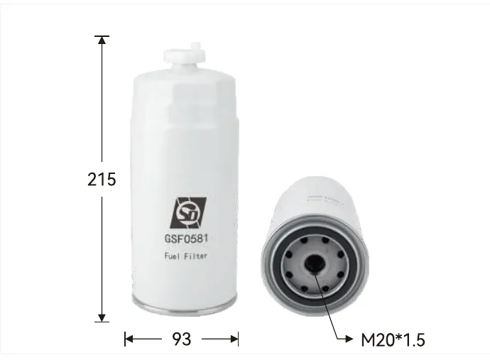 GSF00581 Fuel filter Height (mm) 215, Outer diameter (mm) 93