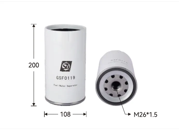 GSF0119 Fuel filter Height (mm) 200, Outer diameter (mm) 108