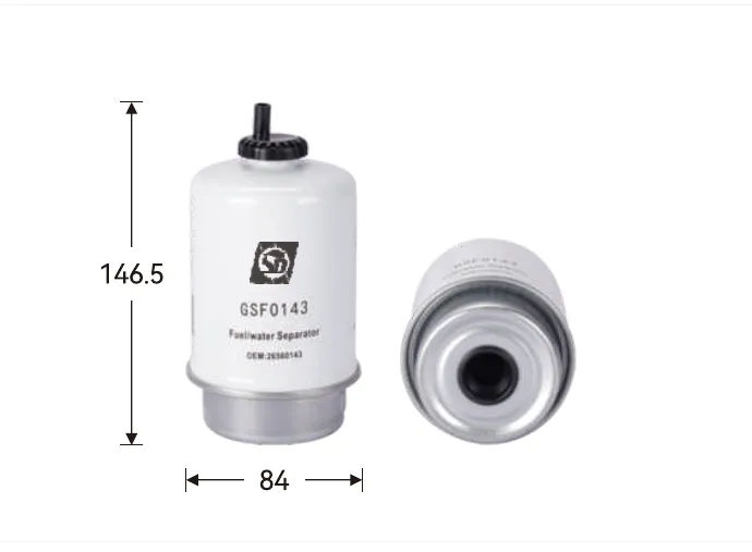 GSF0143 Fuel filter Height (mm) 146.5, Outer diameter (mm) 84