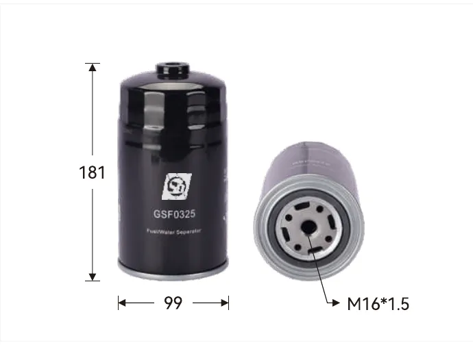 GSF0325 Fuel filter Height (mm) 181, Outer diameter (mm) 99