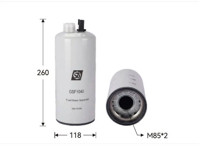 GSF1040 Fuel filter Height (mm) 260, Outer diameter (mm) 118