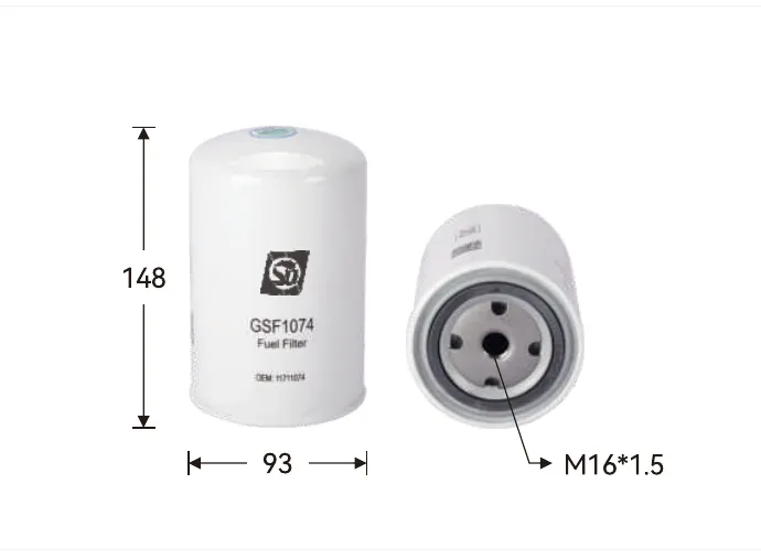 GSF1074 Fuel filter Height (mm) 148, Outer diameter (mm) 93