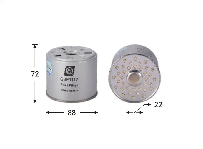 GSF1117 Fuel filter Height (mm) 72