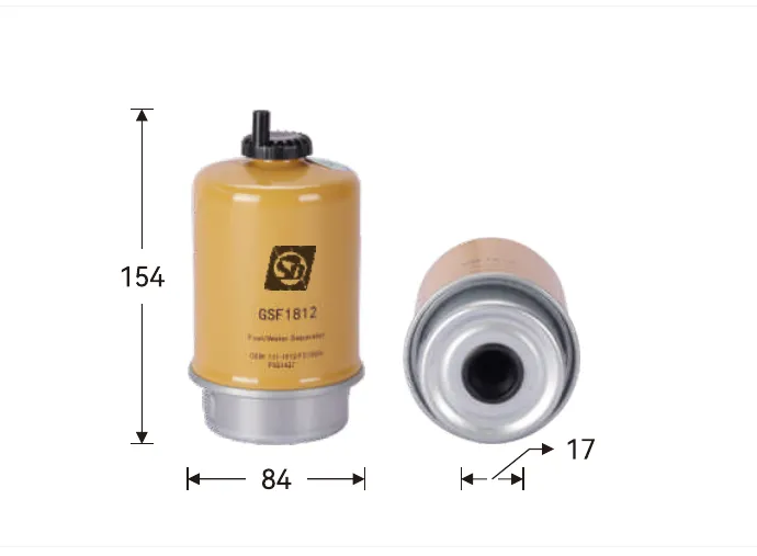 GSF1812 Fuel filter Height (mm) 154, Outer diameter (mm) 84