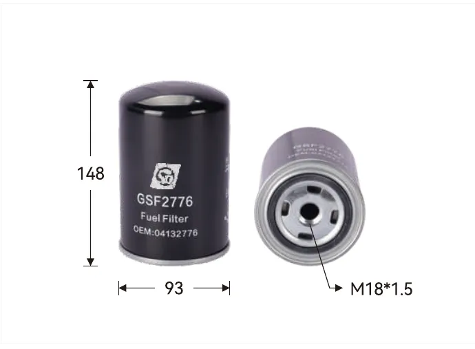 GSF2776 Fuel filter Height (mm) 148, Outer diameter (mm) 93