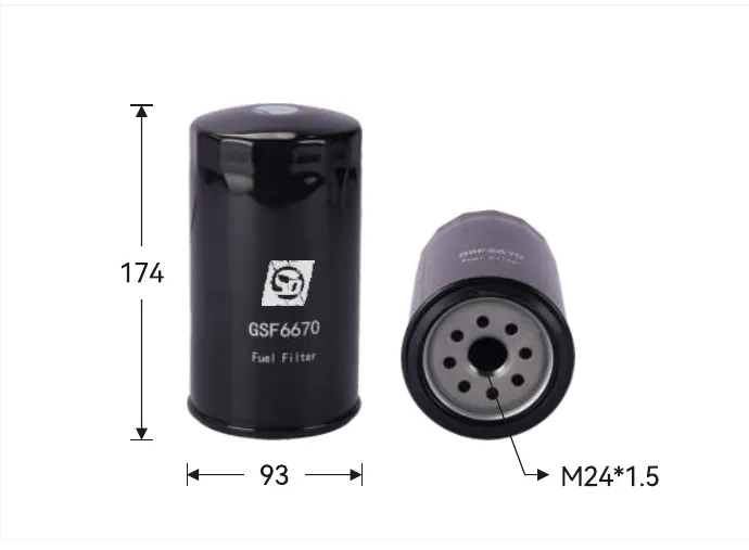 GSF6670 Fuel filter Height (mm) 174, Outer diameter (mm) 93