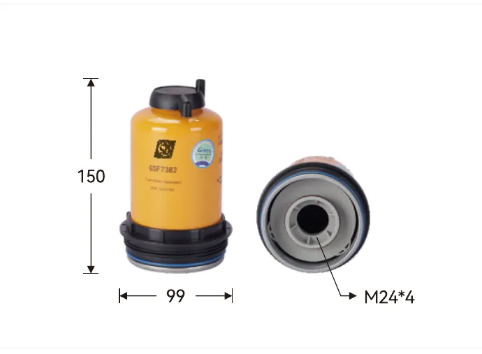 GSF7382 Filtro de combustible Altura (mm) 150, Diámetro exterior (mm) 99