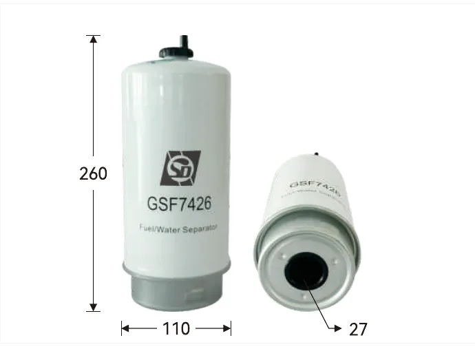 GSF7426 Fuel filter Height (mm) 260, Outer diameter (mm) 1104