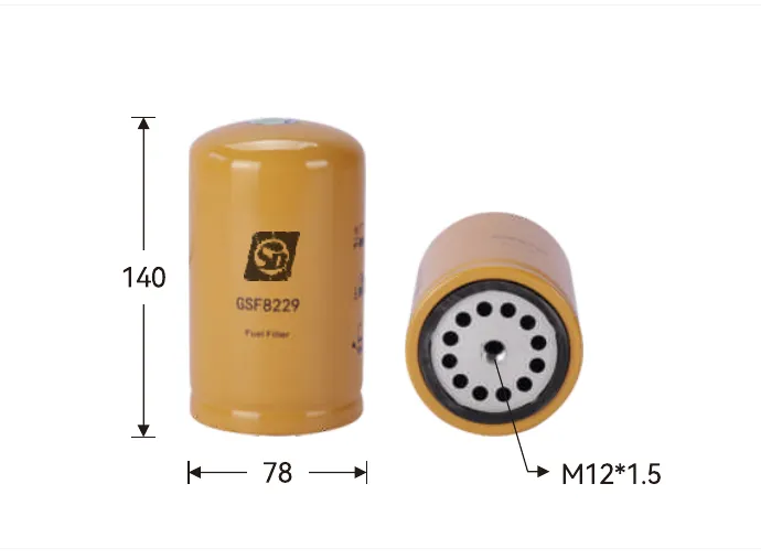 GSF8229 Filtro de combustible Altura (mm) 140, Diámetro exterior (mm) 78
