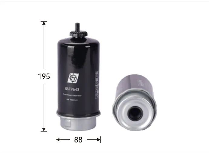 GSF9643 Filtro de combustible Altura (mm) 195, Diámetro exterior (mm) 88