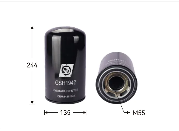 GSH1942 Hydraulic filter Height (mm) 244, Outer diameter (mm) 135