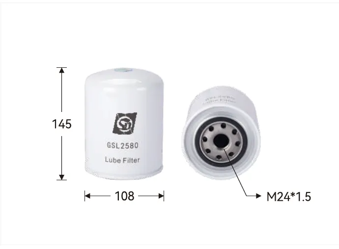 GSL2580 Oil filter Height (mm) 145