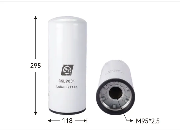 GSL9001 Масляный фильтр Высота (мм) 295, Наружный диаметр (мм) 118