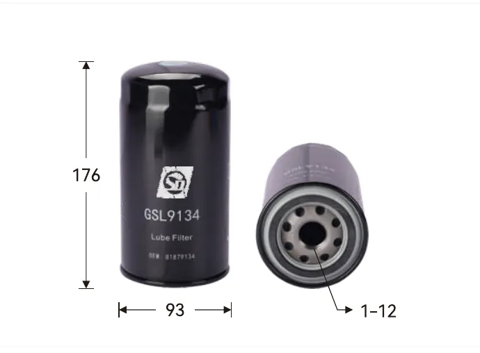 GSL9134 Oil filter Height (mm) 176, Outer diameter (mm) 93, Thread 1-12